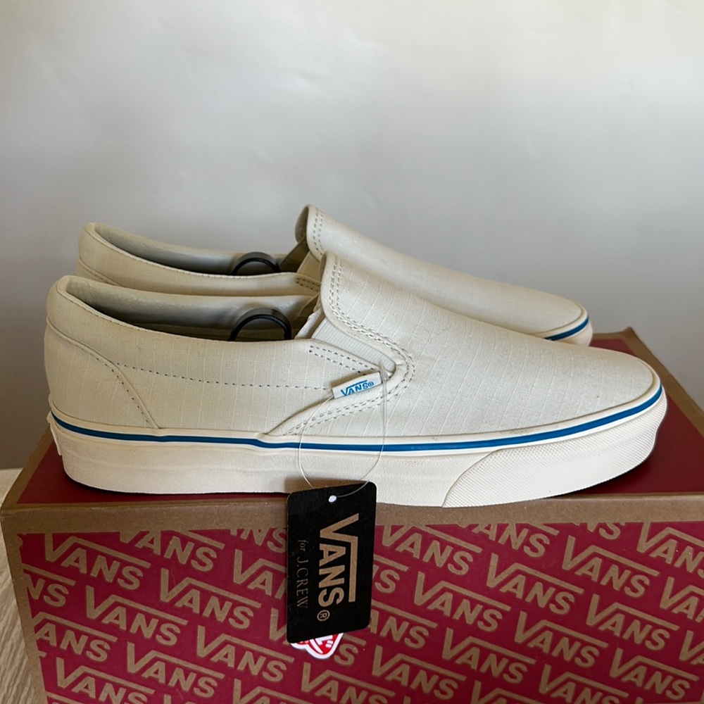 JCrew Vans Classic Slip On